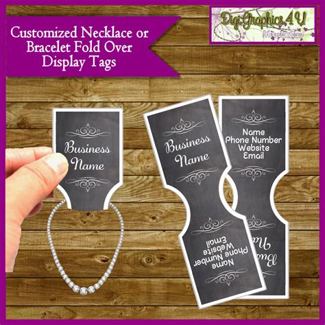 Printable Jewelry Tags